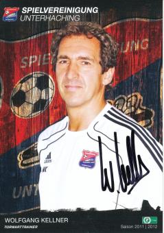 Wolfgang Kellner  2011/2012  SpVgg Unterhaching  Fußball Autogrammkarte original signiert 