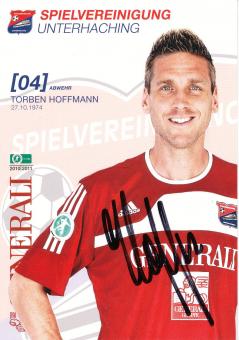 Torben Hoffmann   2010/2011  SpVgg Unterhaching  Fußball Autogrammkarte original signiert 
