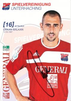Orkan Balkan  2010/2011  SpVgg Unterhaching  Fußball Autogrammkarte original signiert 