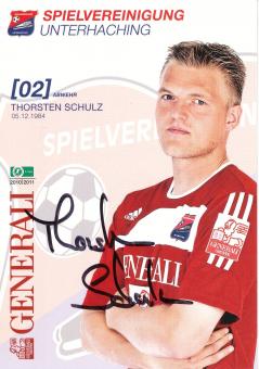 Thorsten Schulz  2010/2011  SpVgg Unterhaching  Fußball Autogrammkarte original signiert 