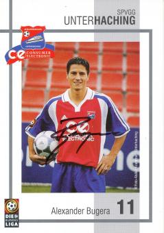 Alexander Bugera  2000/2001  SpVgg Unterhaching  Fußball Autogrammkarte original signiert 