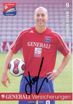 Mario Konrad  2007/2008  SpVgg Unterhaching  Fußball Autogrammkarte original signiert 