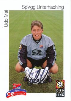 Udo Mai  1999/2000  SpVgg Unterhaching  Fußball Autogrammkarte original signiert 