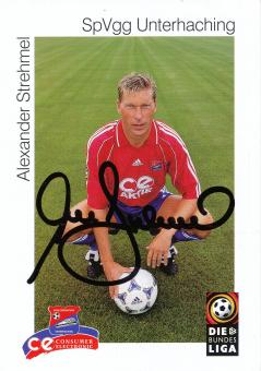 Alexander Strehmel  1999/2000  SpVgg Unterhaching  Fußball Autogrammkarte original signiert 