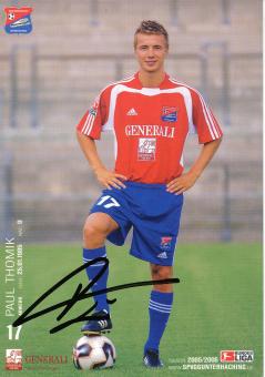 Paul Thomik  2005/2006  SpVgg Unterhaching  Fußball Autogrammkarte original signiert 