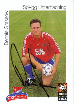 Dennis Grassow  1999/2000  SpVgg Unterhaching  Fußball Autogrammkarte original signiert 