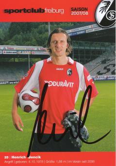 Henrich Bencik  2007/2008  SC Freiburg Fußball Autogrammkarte original signiert 