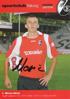 Mirnes Mesic  2007/2008  SC Freiburg Fußball Autogrammkarte original signiert 