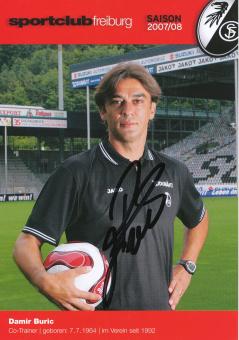 Damir Buric  2007/2008  SC Freiburg Fußball Autogrammkarte original signiert 