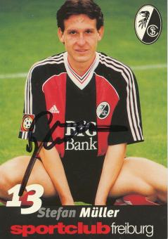 Stefan Müller  1998/1999  SC Freiburg Fußball Autogrammkarte original signiert 
