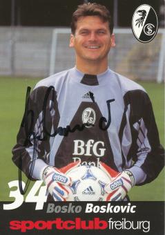 Bosko Boskovic  1998/1999  SC Freiburg Fußball Autogrammkarte original signiert 