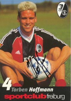 Torben Hoffmann  1998/1999  SC Freiburg Fußball Autogrammkarte original signiert 