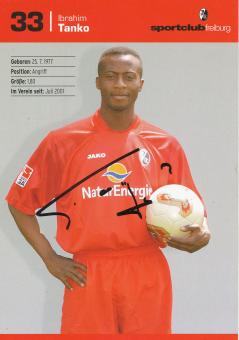 Ibrahim Tanko  2003/2004  SC Freiburg Fußball Autogrammkarte original signiert 