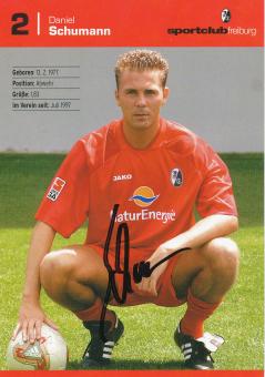 Daniel Schumann  2003/2004  SC Freiburg Fußball Autogrammkarte original signiert 