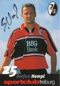 Stefan Hampl  1999/2000  SC Freiburg Fußball Autogrammkarte original signiert 