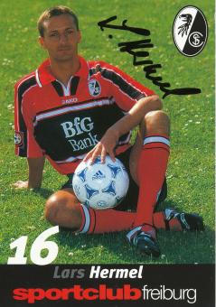 Lars Hermel  1999/2000  SC Freiburg Fußball Autogrammkarte original signiert 