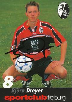 Björn Dreyer  1999/2000  SC Freiburg Fußball Autogrammkarte original signiert 