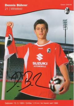 Dennis Bührer  2005/2006  SC Freiburg Fußball Autogrammkarte original signiert 