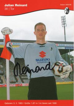 Julian Reinard  2005/2006  SC Freiburg Fußball Autogrammkarte original signiert 