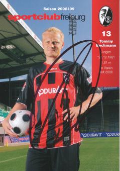 Tommy Bechmann  2008/2009  SC Freiburg Fußball Autogrammkarte original signiert 