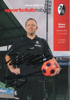 Simon Eckert  2008/2009  SC Freiburg Fußball Autogrammkarte original signiert 