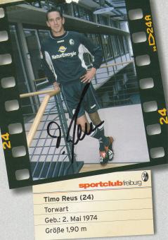 Timo Reus  2002/2003  SC Freiburg Fußball Autogrammkarte original signiert 