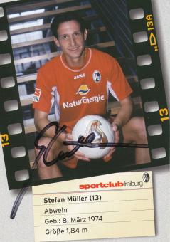 Stefan Müller  2002/2003  SC Freiburg Fußball Autogrammkarte original signiert 