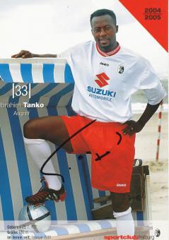 Ibrahim Tanko  2004/2005  SC Freiburg Fußball Autogrammkarte original signiert 