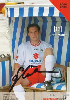 Stefan Müller  2004/2005  SC Freiburg Fußball Autogrammkarte original signiert 
