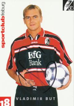 Vladimir But   2000/2001  SC Freiburg Fußball Autogrammkarte original signiert 