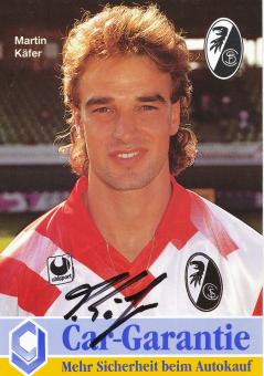 Martin Käfer  1993/1994   SC Freiburg Fußball Autogrammkarte original signiert 