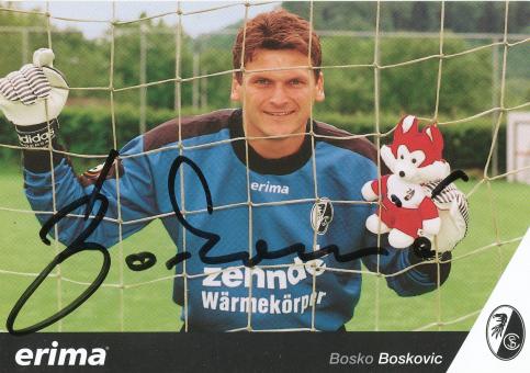 Mehdi Slimane  1997/1998   SC Freiburg Fußball Autogrammkarte original signiert 