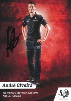 Andre Olveira   SC Freiburg Frauen Fußball Autogrammkarte original signiert 