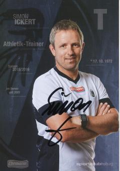 Simon Ickert  2015/2016   SC Freiburg Fußball Autogrammkarte original signiert 