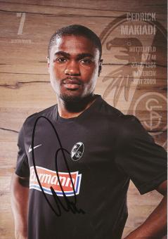 Cedrick Makiadi  2012/2013   SC Freiburg Fußball Autogrammkarte original signiert 