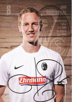 Jan Rosenthal  2012/2013   SC Freiburg Fußball Autogrammkarte original signiert 