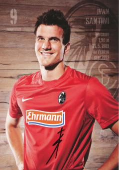 Ivan Santini  2012/2013   SC Freiburg Fußball Autogrammkarte original signiert 