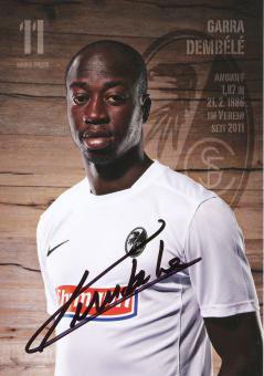 Garra Dembele  2012/2013   SC Freiburg Fußball Autogrammkarte original signiert 