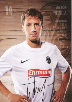 Anton Putsila  2012/2013   SC Freiburg Fußball Autogrammkarte original signiert 