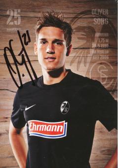 Oliver Sorg  2012/2013   SC Freiburg Fußball Autogrammkarte original signiert 