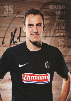 Sebastian Freis  2012/2013   SC Freiburg Fußball Autogrammkarte original signiert 
