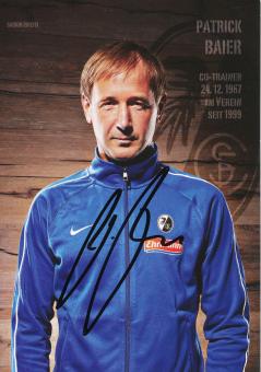 Patrick Baier  2012/2013   SC Freiburg Fußball Autogrammkarte original signiert 