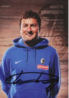 Andreas Kronenberg  2012/2013   SC Freiburg Fußball Autogrammkarte original signiert 