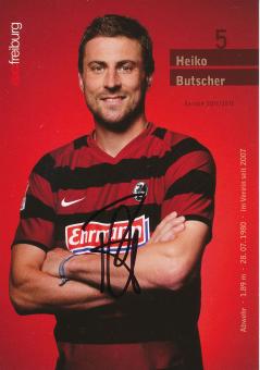 Heiko Butscher  2011/2012   SC Freiburg Fußball Autogrammkarte original signiert 