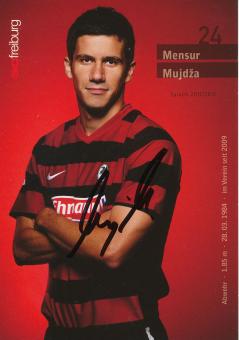Mensur Mujdza  2011/2012   SC Freiburg Fußball Autogrammkarte original signiert 