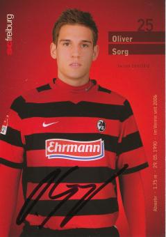 Oliver Sorg  2011/2012   SC Freiburg Fußball Autogrammkarte original signiert 