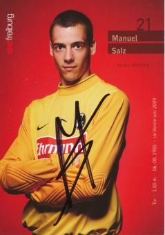 Manuel Salz  2011/2012   SC Freiburg Fußball Autogrammkarte original signiert 