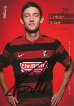 Christian Bickel  2011/2012   SC Freiburg Fußball Autogrammkarte original signiert 