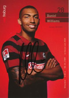 Daniel Williams  2011/2012   SC Freiburg Fußball Autogrammkarte original signiert 