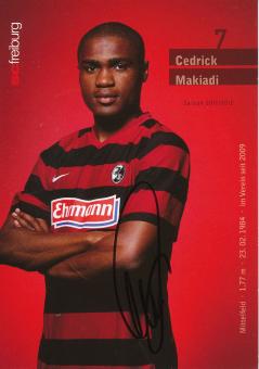 Cedrick Makiadi  2011/2012   SC Freiburg Fußball Autogrammkarte original signiert 
